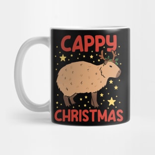 Cappy Christmas a fun Christmas capybaras ready for the holidays Mug